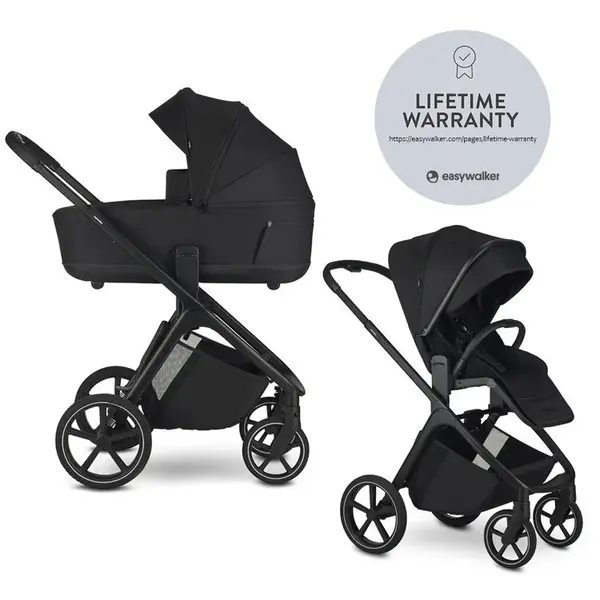 EASYWALKER Kočík kombinovaný Zoey Pure Black