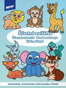 Omalovánky MFP A4 Šťastná zvířátka 210x276mm/16