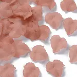 Transparent Frosted Acrylic Leaf Pendants