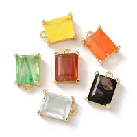 Brass Glass Charms