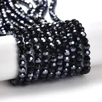Electroplate Opaque Glass Beads Strands