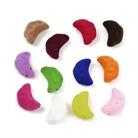 Flocking Opaque Acrylic Beads