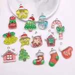 Christmas Transparent Resin Pendants