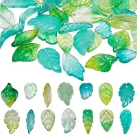 100Pcs Transparent Glass Pendants