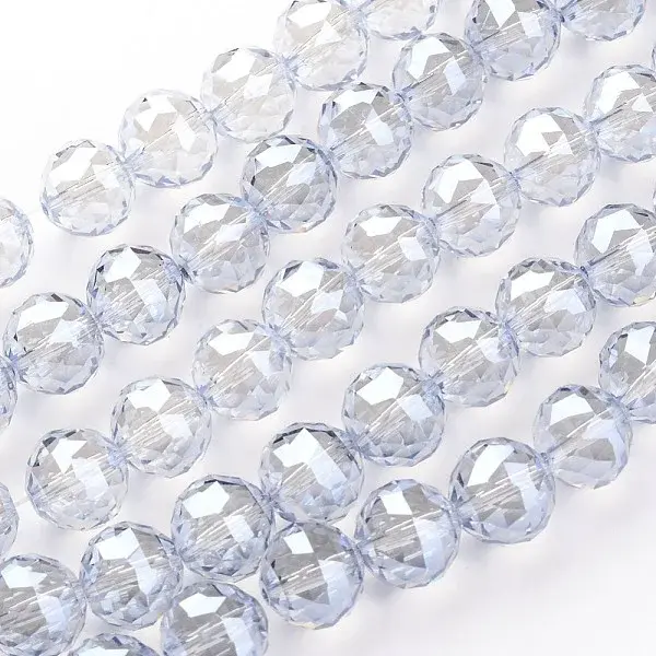 Electroplate Glass Bead Strands