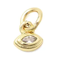 Brass Cubic Zirconia Charms