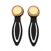 Alloy & Iron Bookmark Cabochon Settings