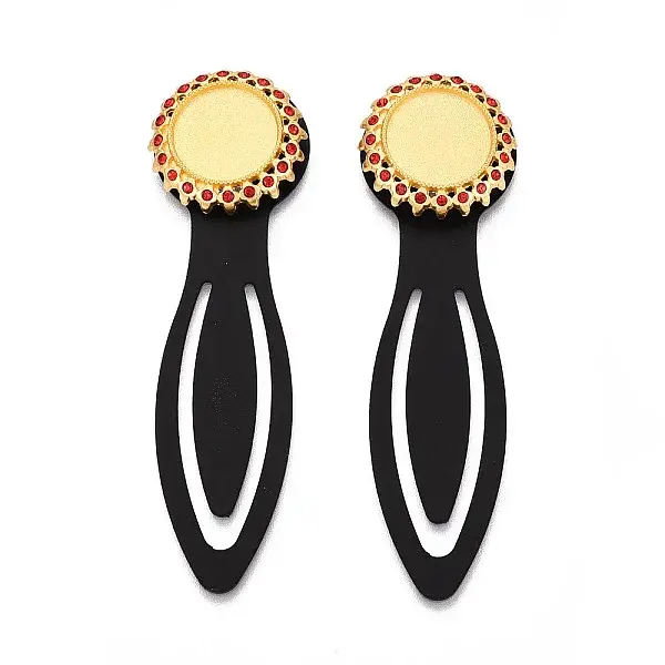 Alloy & Iron Bookmark Cabochon Settings