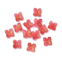 Dyed & Heated Glass Bead Caps