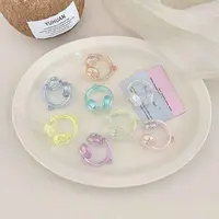 UV Plating Transparent Acrylic Pendants