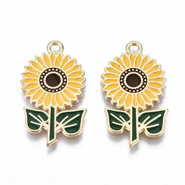 Eco-Friendly Alloy Enamel Pendants