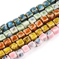 Handmade Porcelain Bead Strands