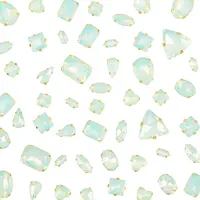 Glass Steel Claw Sew on Rhinestone