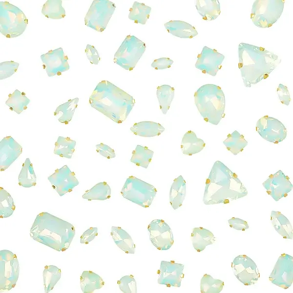 Glass Steel Claw Sew on Rhinestone