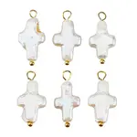 6Pcs Natural Keshi Pearl Pendants