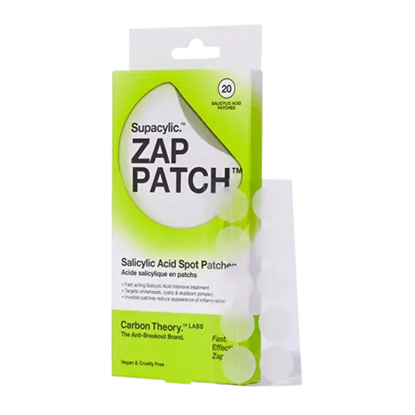 CARBON THEORY Náplasti na akné Supacylic Zap Patch 20 ks