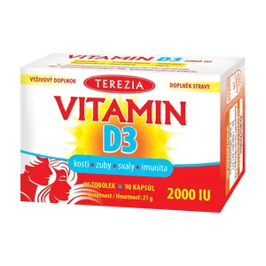 TEREZIA Vitamín D3 2000 IU 90 tobolek