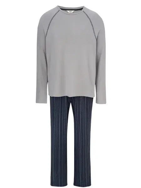 Dagi Dlhé pyžamo  modrá / sivá