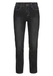 SHEEGO Džínsy  čierny denim