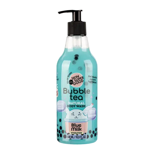 ORGANIC SHOP Skin super good Bubble Tea Hydratační sprchový gel Blue Milk 500 ml