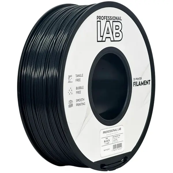 Professional Lab FG-P132-E1, 3D filament, ASA, Black, 1kg, 1,75mm