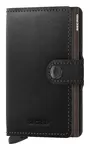 Kožená mini peňaženka Secrid Miniwallet Original Black-Brown