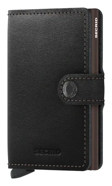 Kožená mini peňaženka Secrid Miniwallet Original Black-Brown