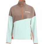 adidas TERREX MULTI CLIMAWARM flís ANORAK Dámska flísová mikina, svetlomodrá, veľkosť