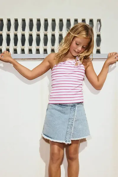 Dětská džínová kalhotová sukně Mayoral