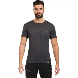 KILPI SLOPER Pánské tričko z Merino vlny, tmavě šedá, velikost XXXL