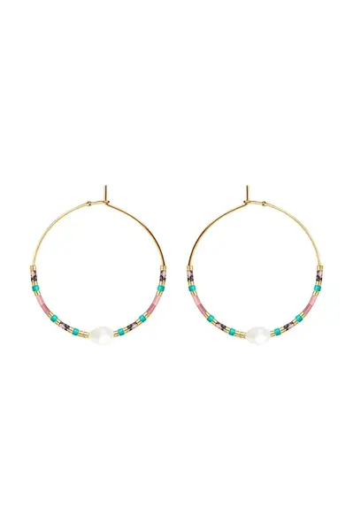 Pozlátené náušnice Lilou