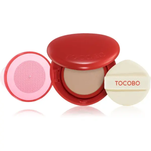 TOCOBO Apple Dewy Fit Cushion dlouhotrvající make-up v houbičce SPF 50+ odstín 19 Cream 15 g