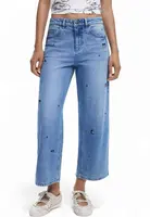 Desigual dámské džíny s Mickey Mouse motivem