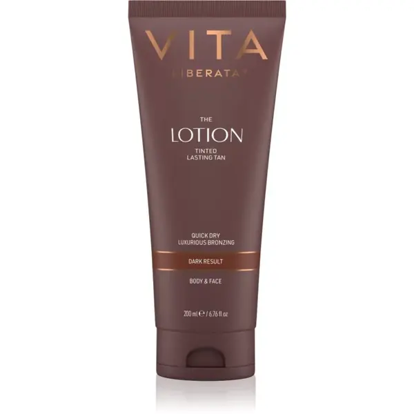 Vita Liberata Tinted Tanning Lotion samoopalovací tělové mléko odstín Dark 200 ml