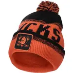FANATICS ANAHEIM DUCKS THRIVE CUFFED POM BEANIE Čepice, oranžová, velikost