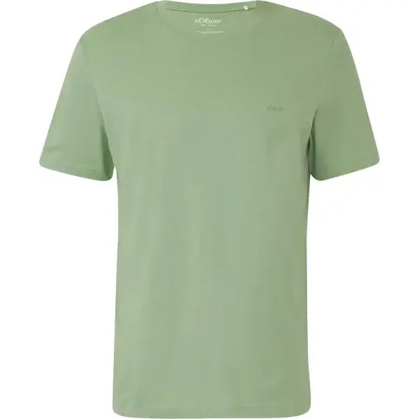 s.Oliver JERSEY T-SHIRT Pánské tričko, zelená, velikost