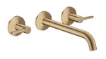 Axor One - Vanová baterie pod omítku, 3-otvorová instalace, kartáčovaný bronz 48431140