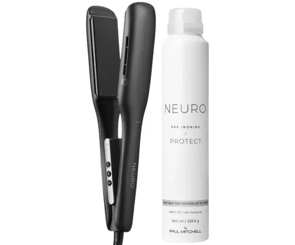 Profesionální žehlička na vlasy Paul Mitchell Neuro Smooth+ 1,75" Straightening  a  Styling Iron + termoochranný lak zdarma + dárek zdarma