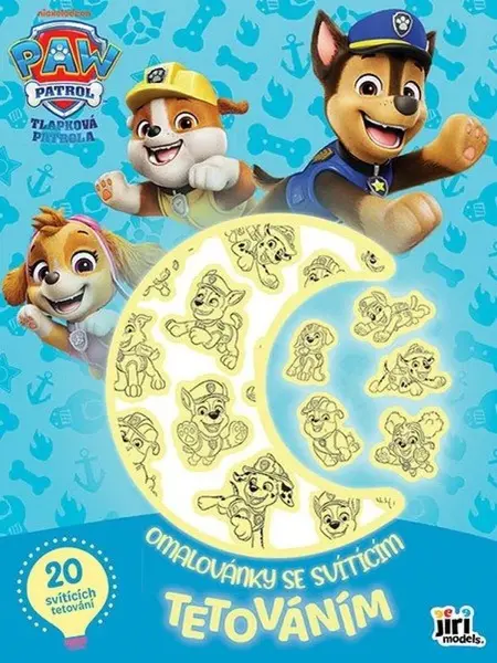 Omalovánky se svítícím tetováním Tlapková patrola - Neznámý