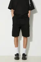 Bavlněné riflové kraťasy Alpha Industries Aircraft černá barva, 146250