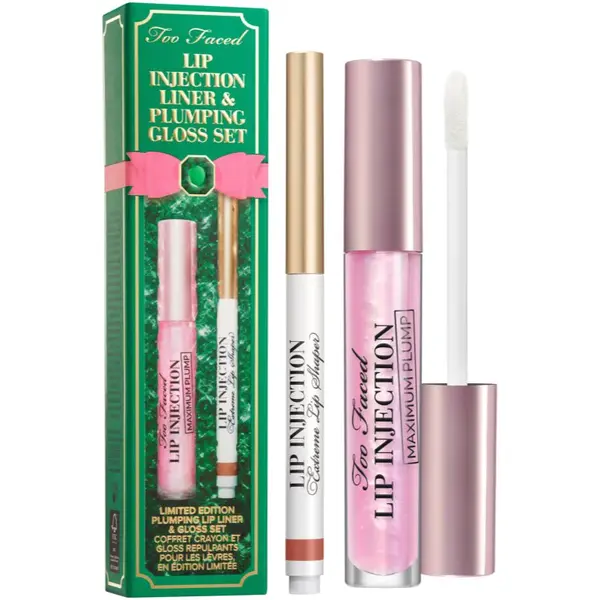 Too Faced Lip Injection Liner & Plumping Gloss Set darčeková sada na pery Original