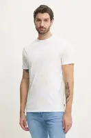 Bavlněné tričko Guess bílá barva, s aplikací, M5RI46 KBW41