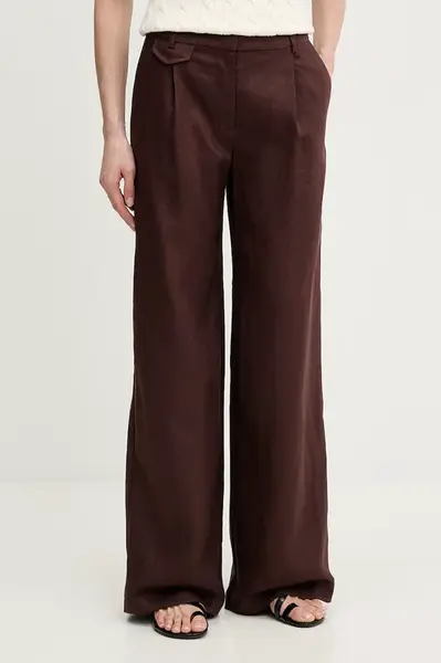 Lněné kalhoty Bardot