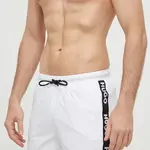 Plavkové šortky HUGO FAB bílá barva, 50500973