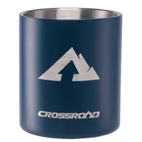 Crossroad CARABINER MUG 350 Termohrnček z nehrdzavejúcej ocele, tmavo modrá, veľkosť
