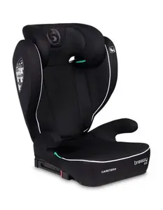 Detská autosedačka Breezy 2v1 s isofixom, 100-150 cm, čierna