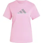 adidas MET LOGO TEE Dámské triko, růžová, velikost