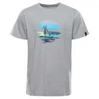 Pánské triko z nemačkavého materiálu alpine pro goraf 2 šedá m