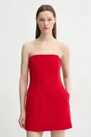 Šaty A.L.C. červená barva, mini, 6DRES01758