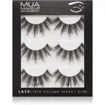 MUA Makeup Academy Lashes Volume Impact umělé řasy typ 3 pár